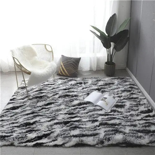 Tapis de salon zèbre